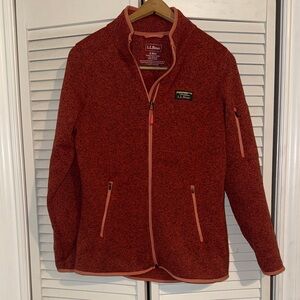 L.L. Bean Women's Sweater Fleece Full-zip Jacket - M
